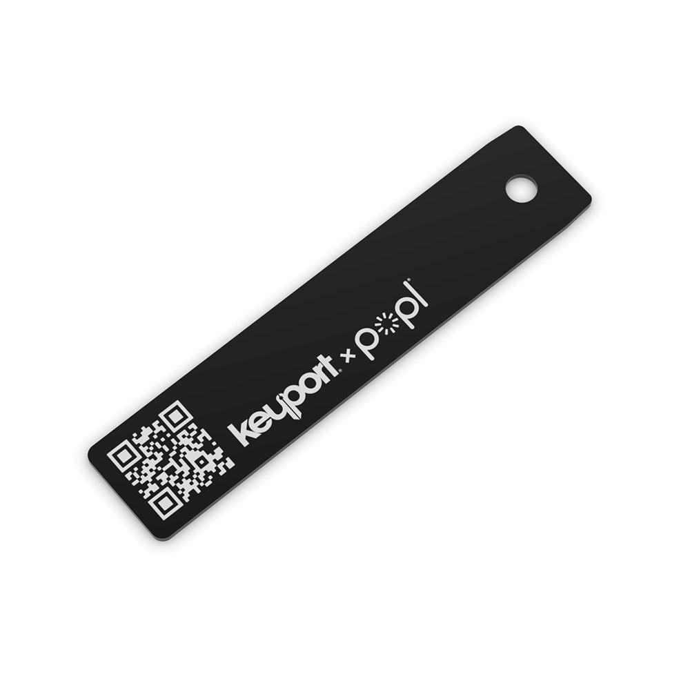 Popl x Keyport Digital ME Key NFC enabled digital business card with QR code for key organizer or keychain