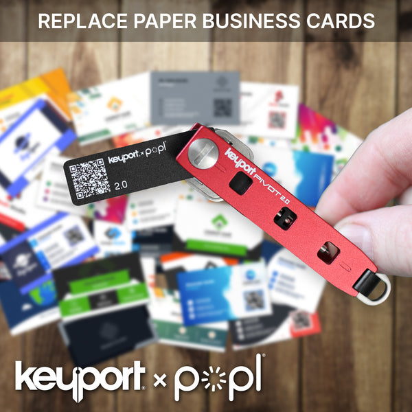 Popl x Keyport Digital ME Key 2.0 NFC-enabled digital business card