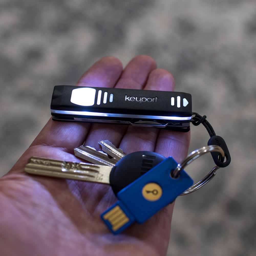 Attach your Anywhere Pocket Clip to a keychain.