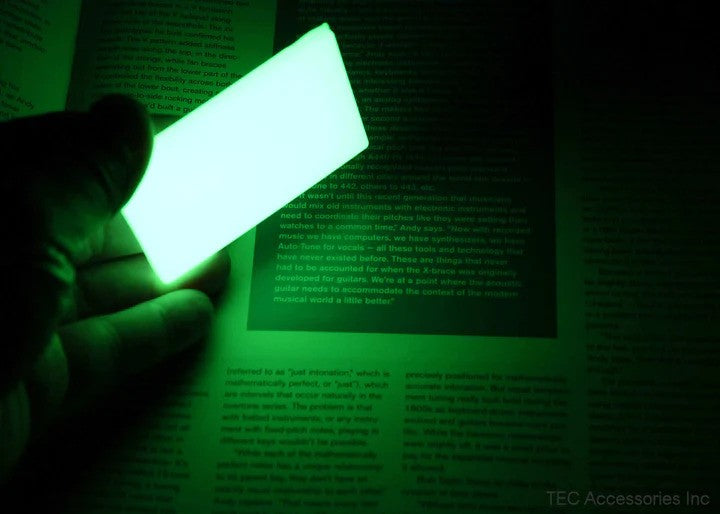 The Green Embrite Patch is so bright, you can even read by its light