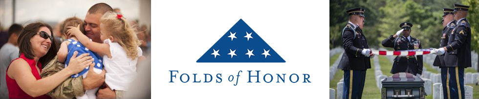 Folds of Honor logo banner