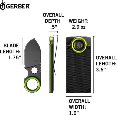 Gerber Gear GDC Pocket Knife Money Clip