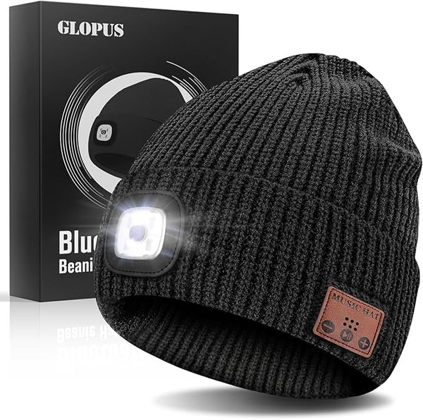 GLOPUS Bluetooth Beanie with Mini-Flashlight