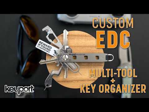 Keyport Pivot 2.0 key organizer and custom EDC multi-tool for the modern lifestyle