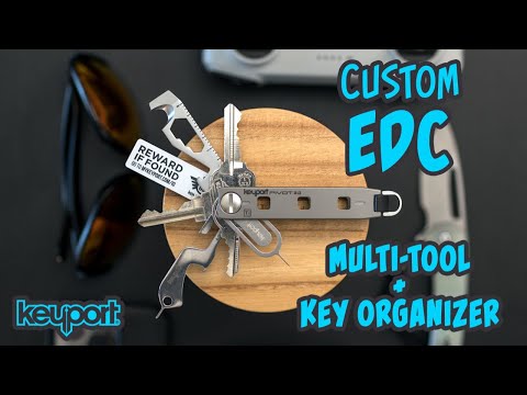 Build your very own unique custom everyday carry key organizer + multi-tool