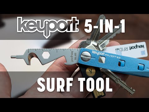 K eyport 5-in-1 Surf Tool - The Best EDC Multi-Tool for Surfers