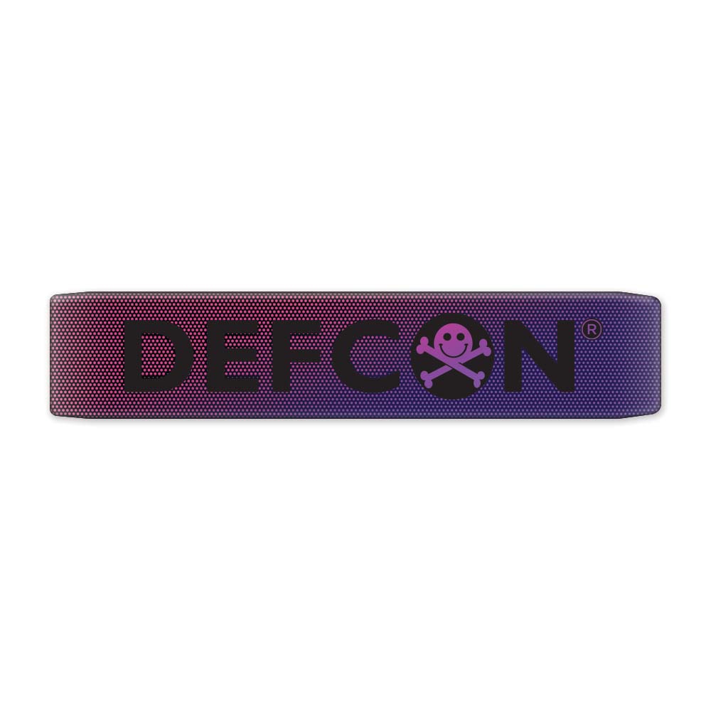 Keyport Faceplate with Def Con cyberpunk logo design