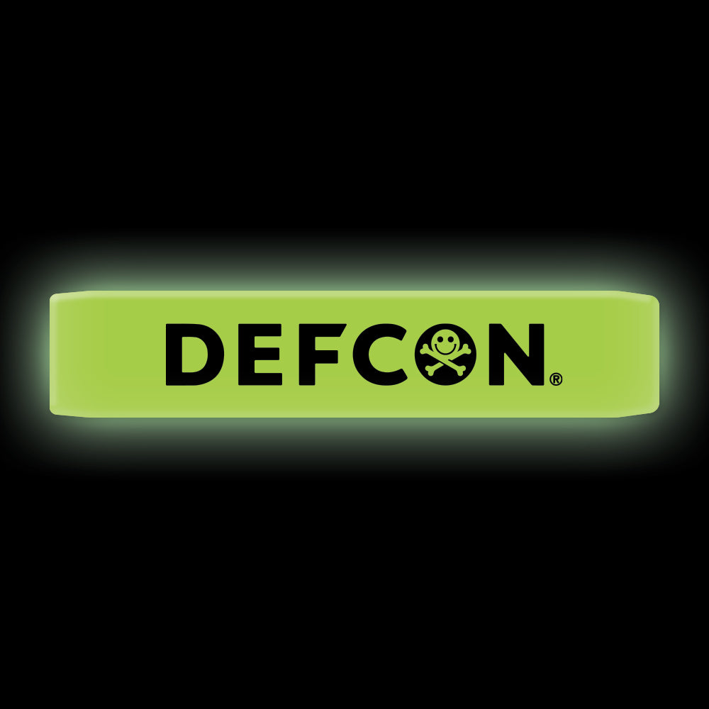 Keyport Faceplate with Def Con logo in green background