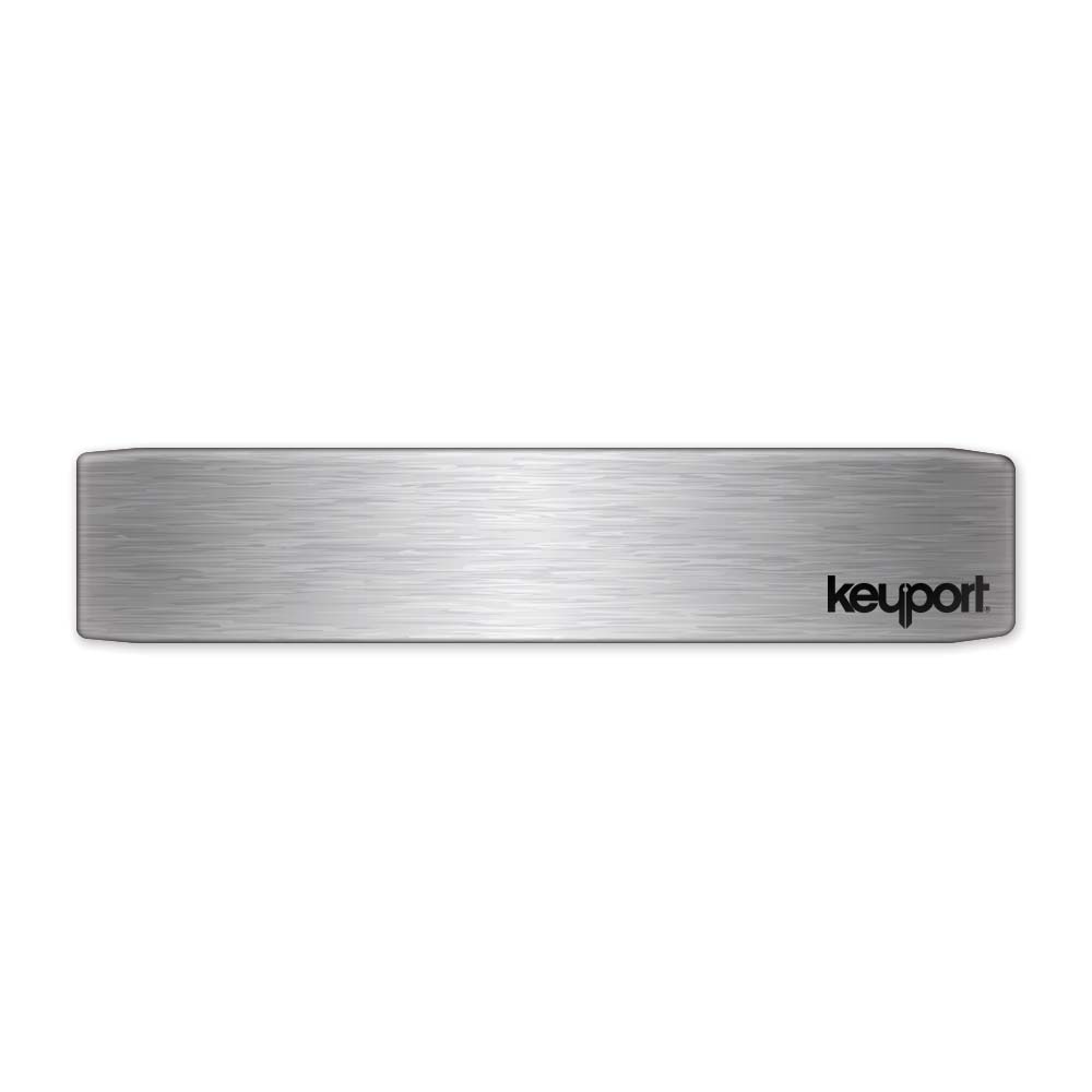 Keyport Faceplate in new silver metal with a sleek metallic finish