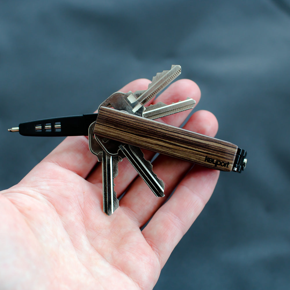 Keyport Zebrawood Faceplate with wood grain style