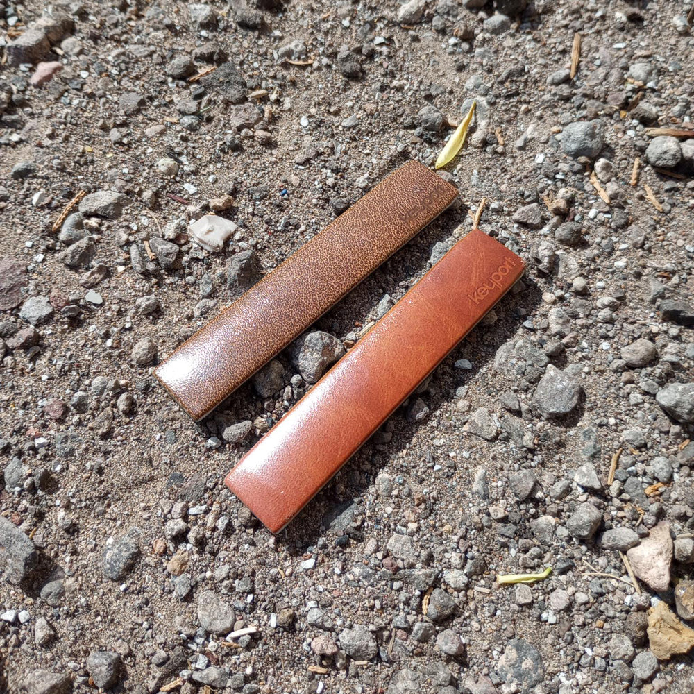 Brown Red Leather Faceplate