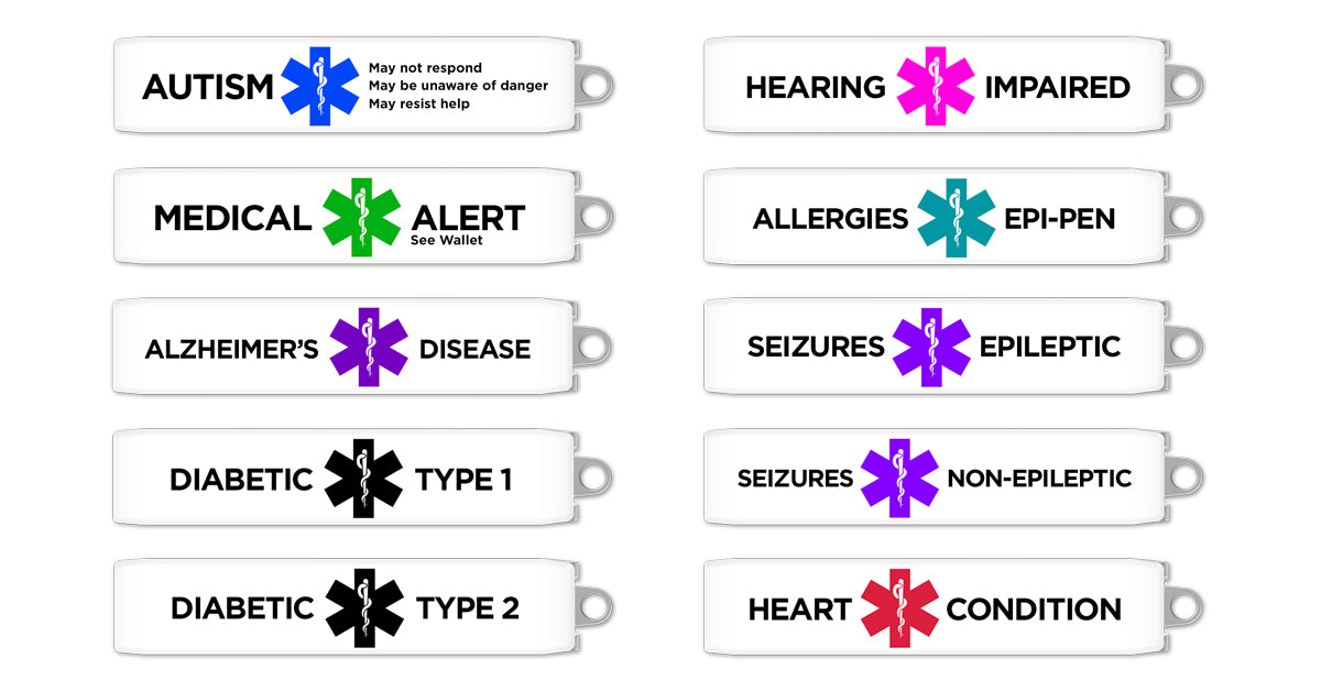 Keyport Medical Alert Clips