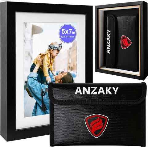 Photo Picture Frame Diversion Safe with Fireproof and Waterproof Bag