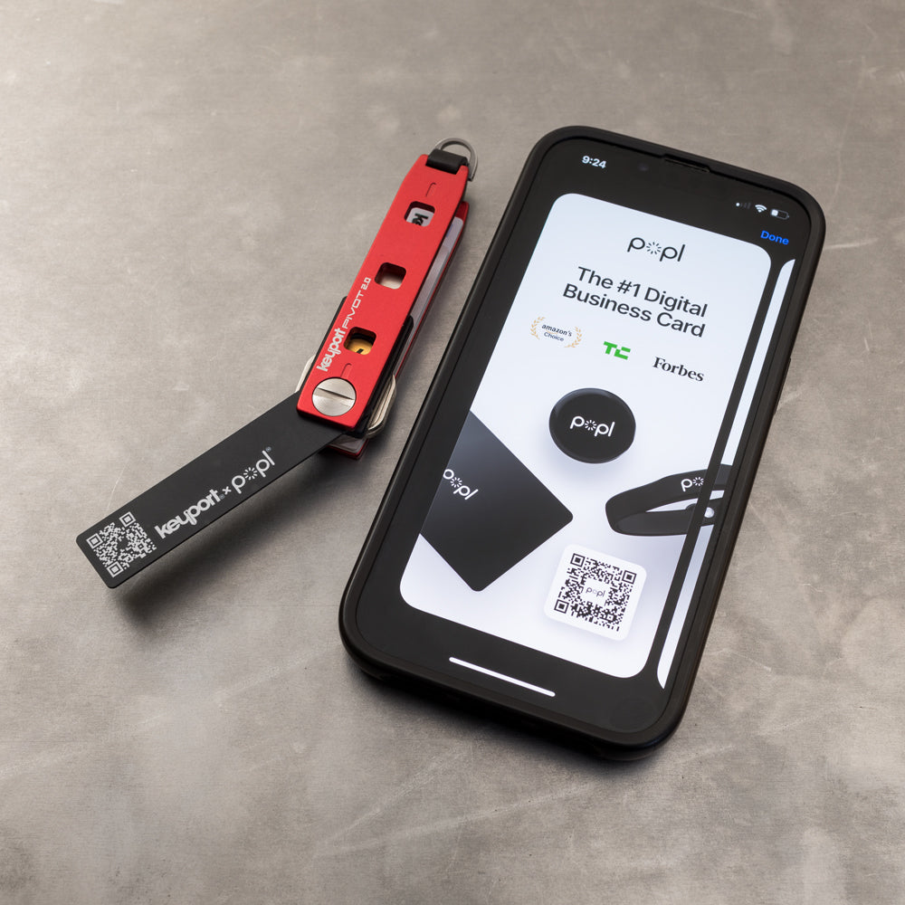 The Keyport x Popl Digital ME Key is the #1 digital business card