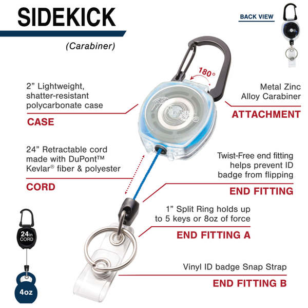 How a KEY-BAK Sidekick Mini-Reel Works